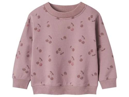 Name It elderberry kirsebær glitter sweatshirt